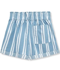 Habitual Big Girls High-Waisted Striped Shorts