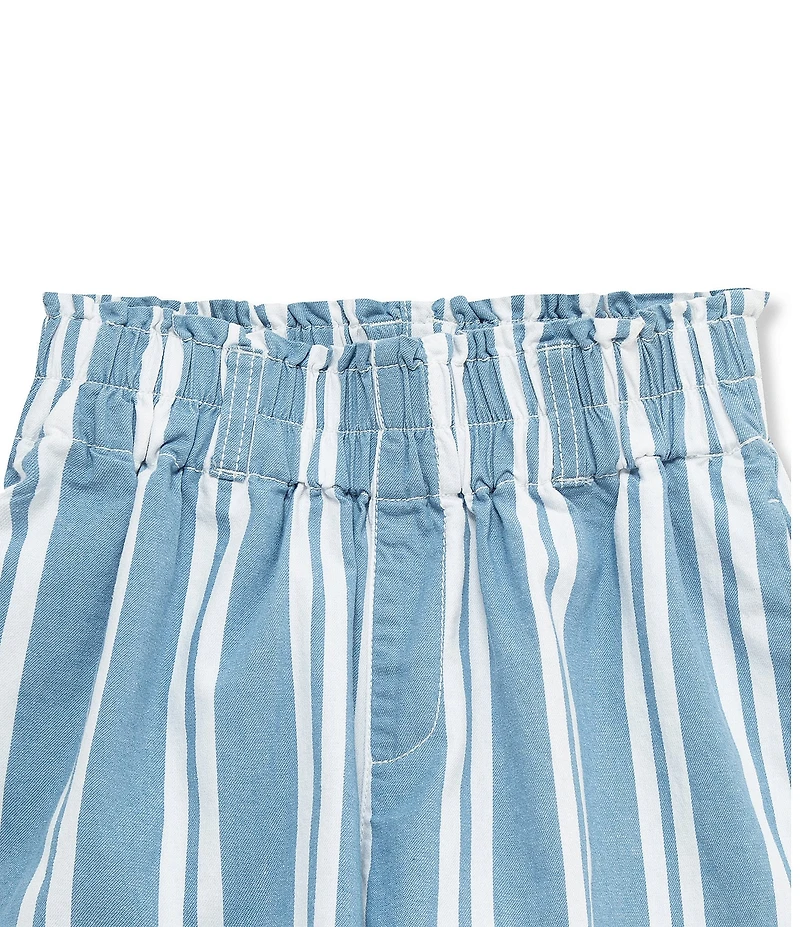 Habitual Big Girls High-Waisted Striped Shorts