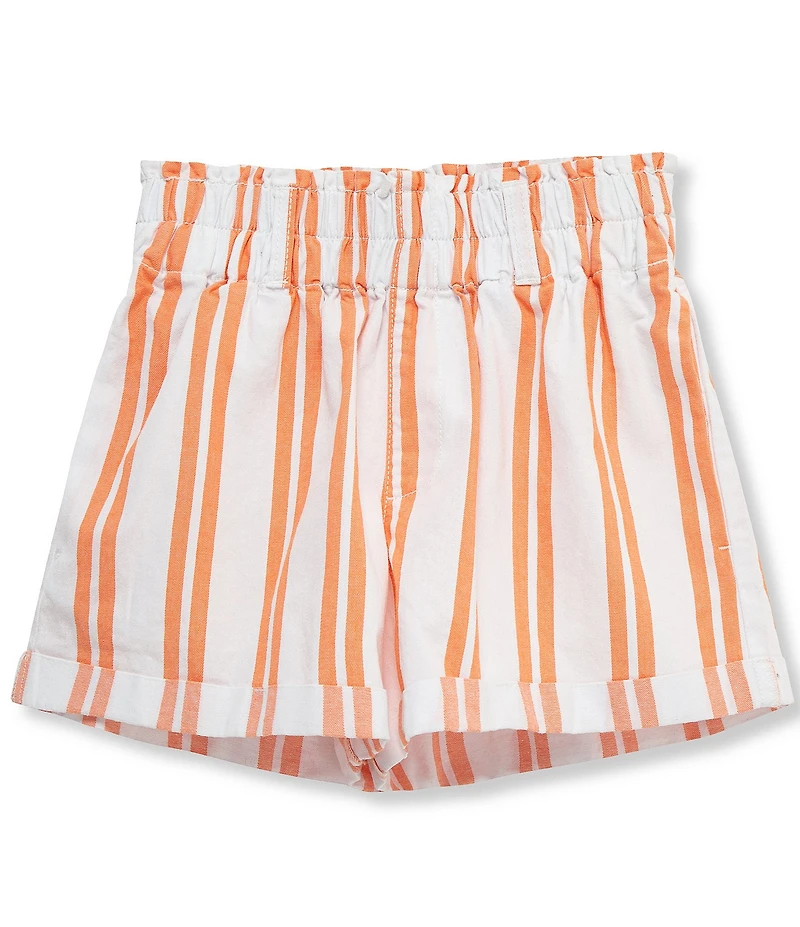 Habitual Big Girls High-Waisted Striped Shorts