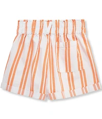 Habitual Big Girls High-Waisted Striped Shorts