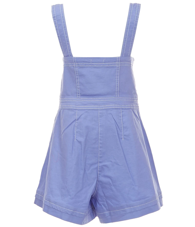 Habitual Big Girls Sleeveless Button Front Romper