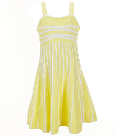 Habitual Big Girls Sleeveless Mini Flounce Sweater Dress
