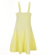 Habitual Big Girls Sleeveless Mini Flounce Sweater Dress