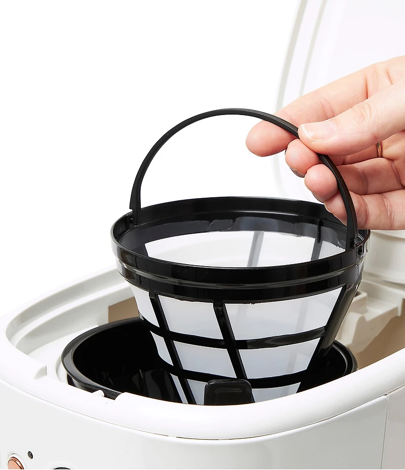 Haden Brighton Drip Coffee Maker 12 Cup Countertop Coffee Machine for Home with Glass Coffee Carafe -Vintage Retro Kitchen