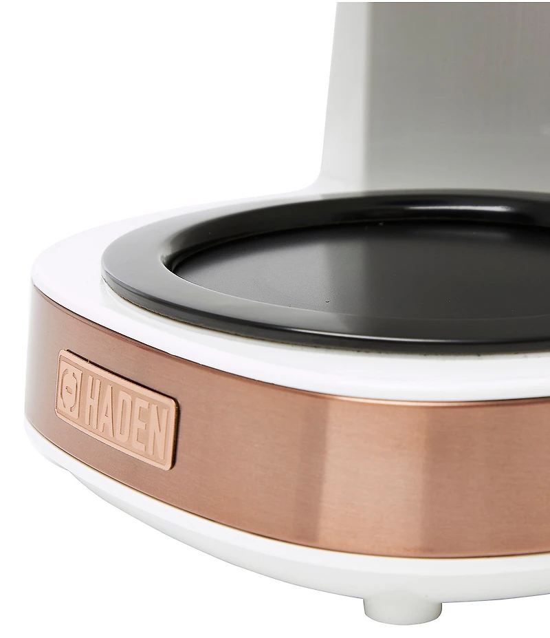 Haden Brighton Drip Coffee Maker 12 Cup Countertop Coffee Machine for Home with Glass Coffee Carafe -Vintage Retro Kitchen