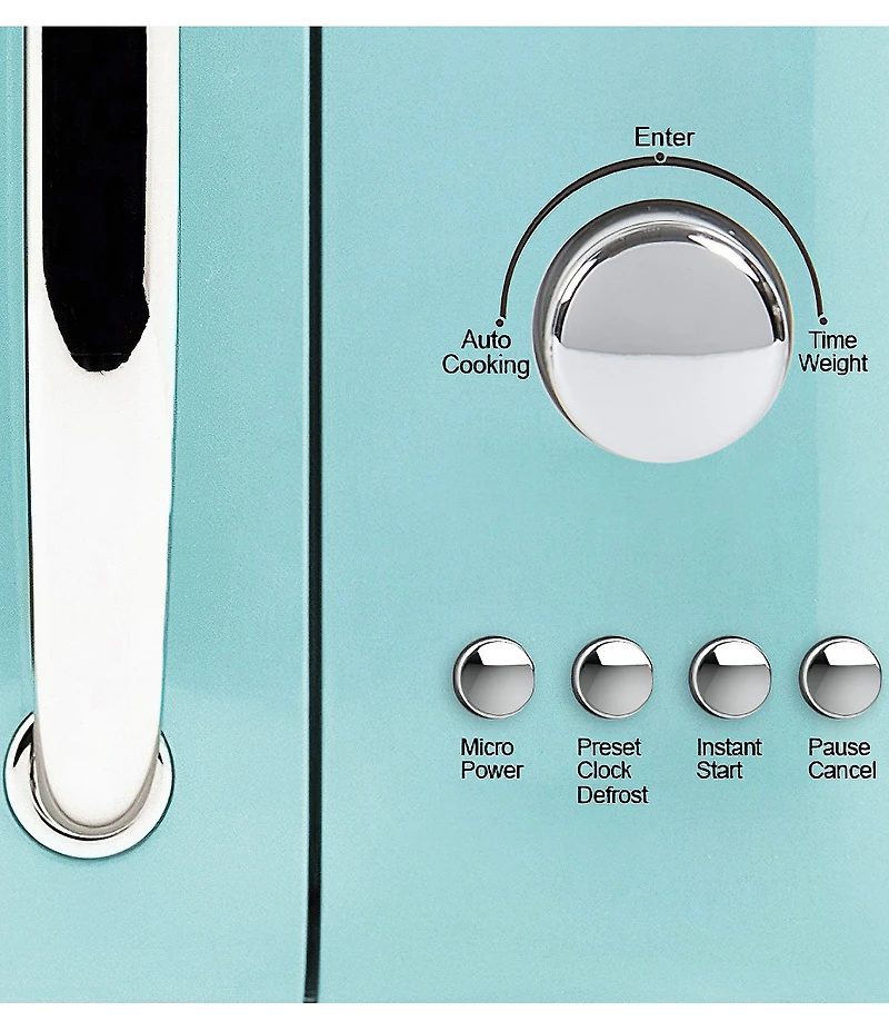 Haden Countertop Compact Retro Microwave Oven