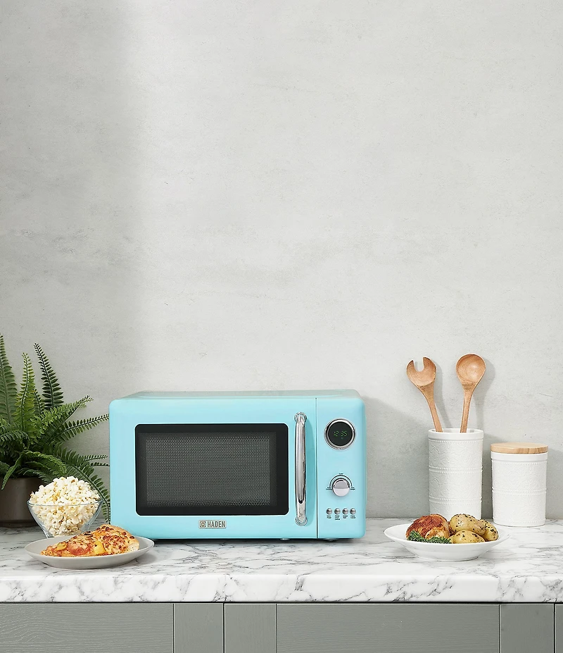 Haden Countertop Compact Retro Microwave Oven