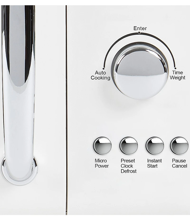 Haden Countertop Compact Retro Microwave Oven