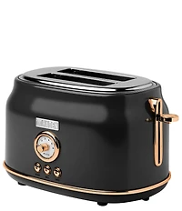 Haden Dorset 2 Slice Toaster Stainless Steel Wide Slot with Removable Crumb Tray and Control Settings