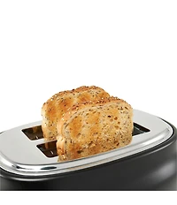 Haden Dorset 2 Slice Toaster Stainless Steel Wide Slot with Removable Crumb Tray and Control Settings