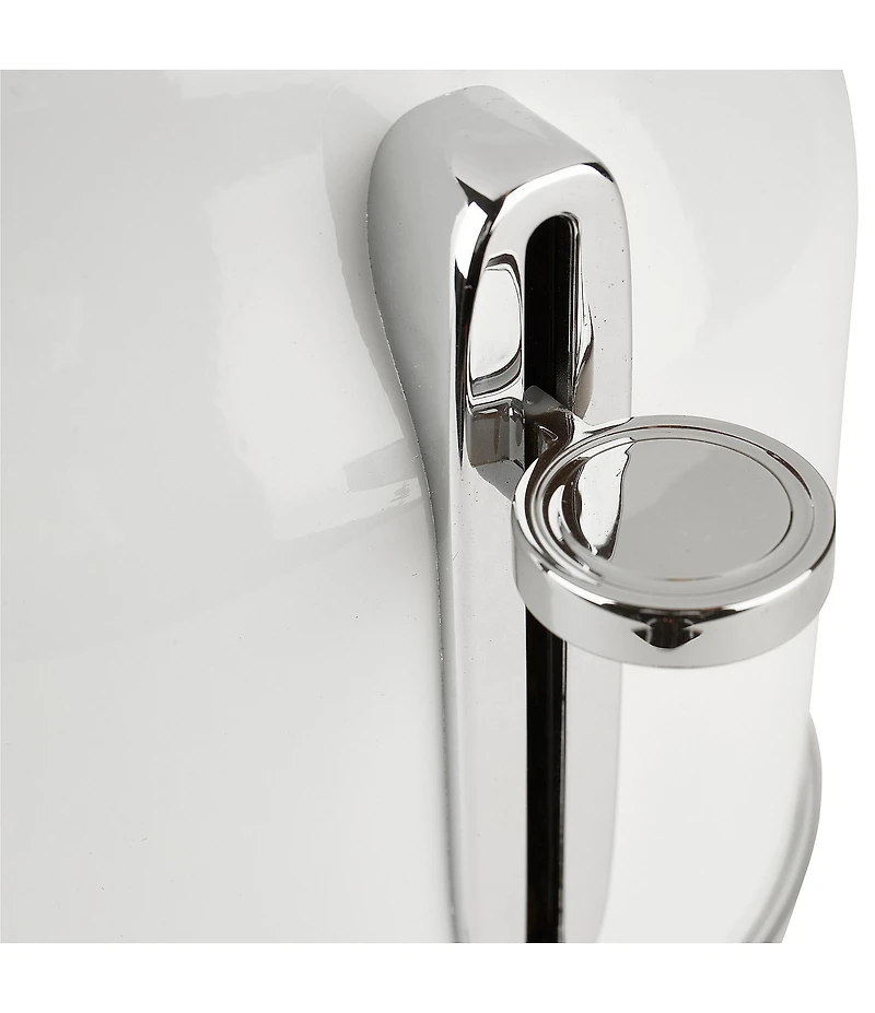 Haden Dorset 2 Slice Toaster Stainless Steel Wide Slot with Removable Crumb Tray and Control Settings Ivory and Chrome