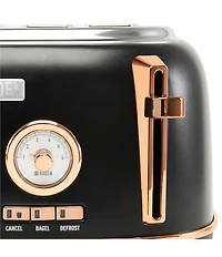 Haden Dorset 4 Slice Stainless Steel Wide Slot Control Settings Toaster