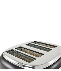Haden Dorset 4 Slice Stainless Steel Wide Slot Control Settings Toaster