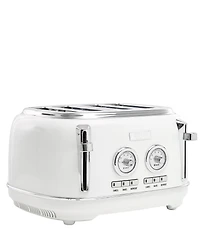 Haden Dorset 4 Slice Stainless Steel Wide Slot Control Settings Toaster