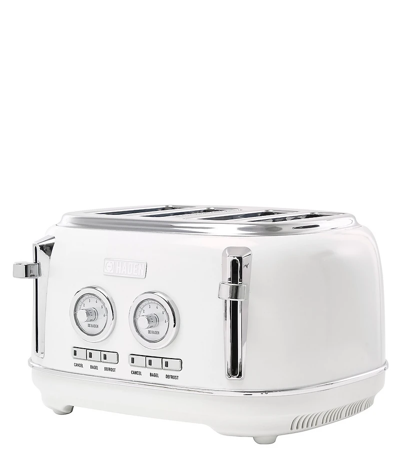 Haden Dorset 4 Slice Stainless Steel Wide Slot Control Settings Toaster