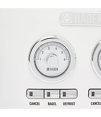 Haden Dorset 4 Slice Stainless Steel Wide Slot Control Settings Toaster