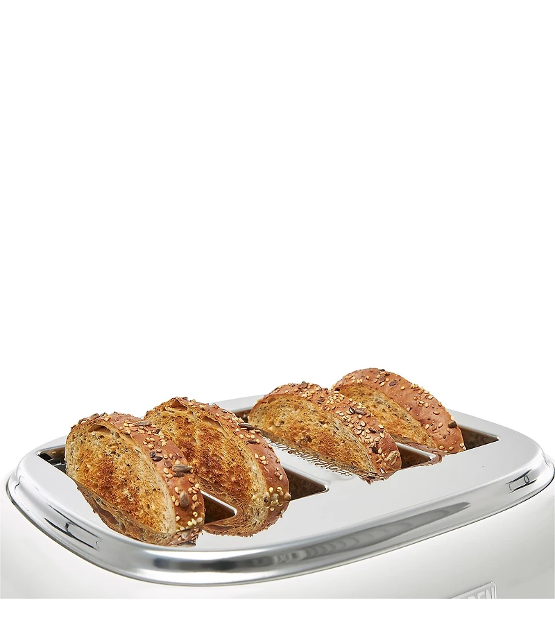 Haden Dorset 4 Slice Stainless Steel Wide Slot Control Settings Toaster