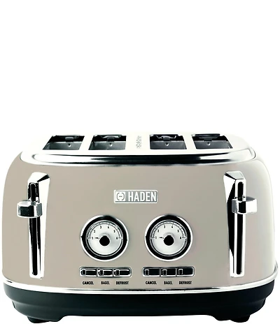 Haden Dorset 4-Slice Toaster Wide Slot with Removable Crumb Tray