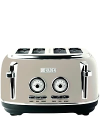 Haden Dorset 4-Slice Toaster Wide Slot with Removable Crumb Tray