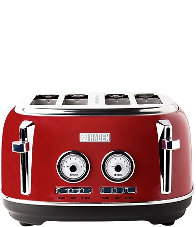Haden Dorset 4-Slice Toaster Wide Slot with Removable Crumb Tray