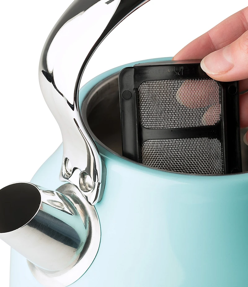 Haden Heritage 1.7 Liter (7 Cup) Cordless Stainless Steel Electric Kettle with Auto Shut-Off and Boil-Dry Protection