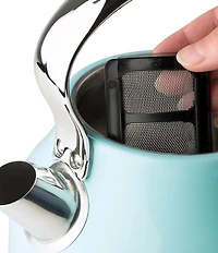 Haden Heritage 1.7 Liter (7 Cup) Cordless Stainless Steel Electric Kettle with Auto Shut-Off and Boil-Dry Protection