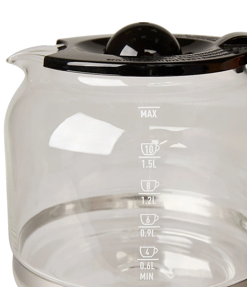 Haden Modern 12-Cup Programmable Drip Coffee Maker with Strength Control and Timer- Black & Copper