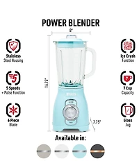 Haden Power Blender with 1.75 Liter Glass Jug