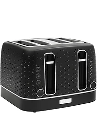 Haden Starbeck 4 Slice Toaster Wide Slot with Removable Crumb Tray, Variable Browning Control, and Settings