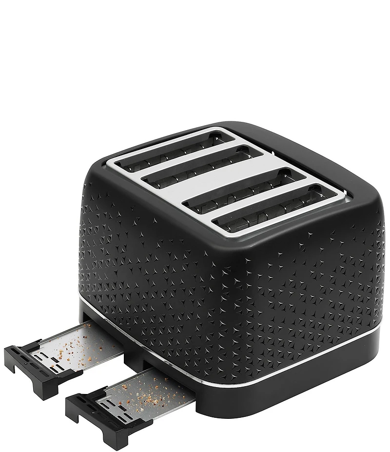 Haden Starbeck 4 Slice Toaster Wide Slot with Removable Crumb Tray, Variable Browning Control, and Settings