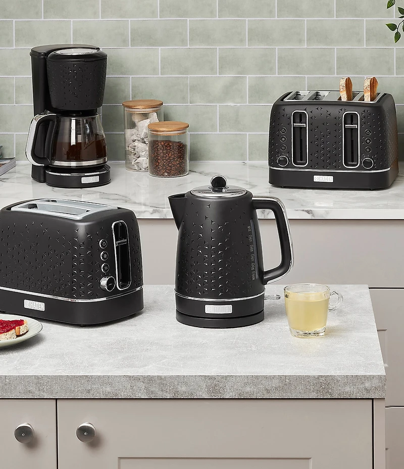 Haden Starbeck 4 Slice Toaster Wide Slot with Removable Crumb Tray, Variable Browning Control, and Settings