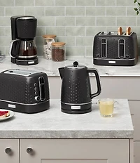 Haden Starbeck 4 Slice Toaster Wide Slot with Removable Crumb Tray, Variable Browning Control, and Settings