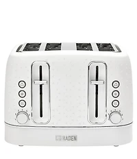 Haden Starbeck 4 Slice Toaster Wide Slot with Removable Crumb Tray, Variable Browning Control, and Settings