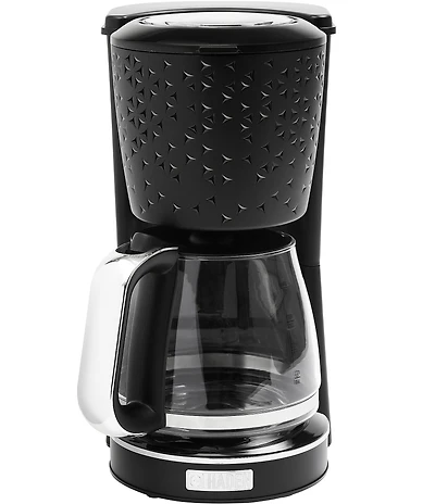 Haden Starbeck Coffee Drip Coffee Maker 1.5 Liter 10 Cup Coffee Machine, Textured PP/ABS Body with Glass Coffee Carafe