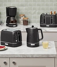 Haden Starbeck Coffee Drip Coffee Maker 1.5 Liter 10 Cup Coffee Machine, Textured PP/ABS Body with Glass Coffee Carafe