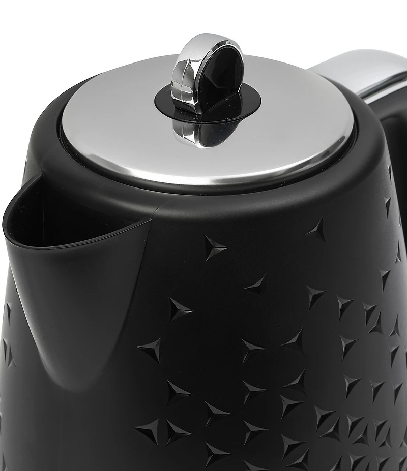 Haden Starbeck Kettle 1.7 Liter Textured PP/ABS Body, Cordless Electric Kettle with Auto Shut-Off and Boil-Dry
