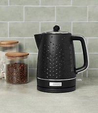 Haden Starbeck Kettle 1.7 Liter Textured PP/ABS Body, Cordless Electric Kettle with Auto Shut-Off and Boil-Dry