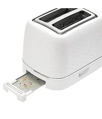 Haden Starbeck Starbeck 2 Slice Toaster Wide Slot with Removable Crumb Tray, Variable Browning Control, and Settings