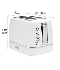 Haden Starbeck Starbeck 2 Slice Toaster Wide Slot with Removable Crumb Tray, Variable Browning Control, and Settings