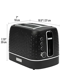 Haden Starbeck Starbeck 2 Slice Toaster Wide Slot with Removable Crumb Tray, Variable Browning Control, and Settings