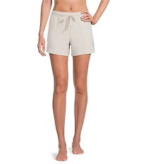 Half Moon by Modern Movement Knit Drawstring Tie Closure Coordinating Lounge Shorts