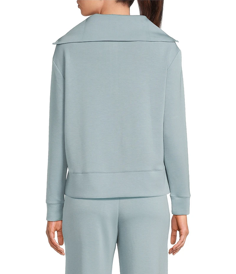 Half Moon by Modern Movement Coordinating Long Sleeve Half-Zip Pullover