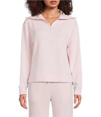 Half Moon by Modern Movement Coordinating Long Sleeve Half-Zip Pullover