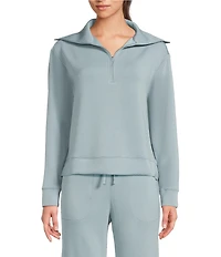 Half Moon by Modern Movement Coordinating Long Sleeve Half-Zip Pullover