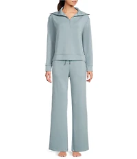 Half Moon by Modern Movement Coordinating Long Sleeve Half-Zip Pullover