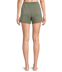 Half Moon by Modern Movement Scuba Knit Drawstring Tie Lounge Sleep Shorts