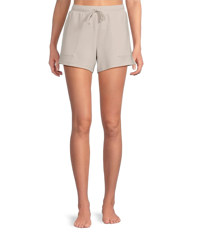 Half Moon by Modern Movement Scuba Knit Drawstring Tie Lounge Sleep Shorts