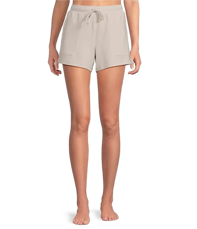 Half Moon by Modern Movement Scuba Knit Drawstring Tie Lounge Sleep Shorts