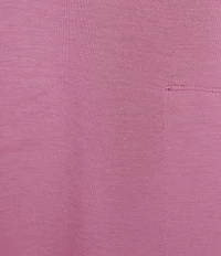 Half Moon by Modern Movement Short Sleeve Crew Neck Scuba Knit Tunic