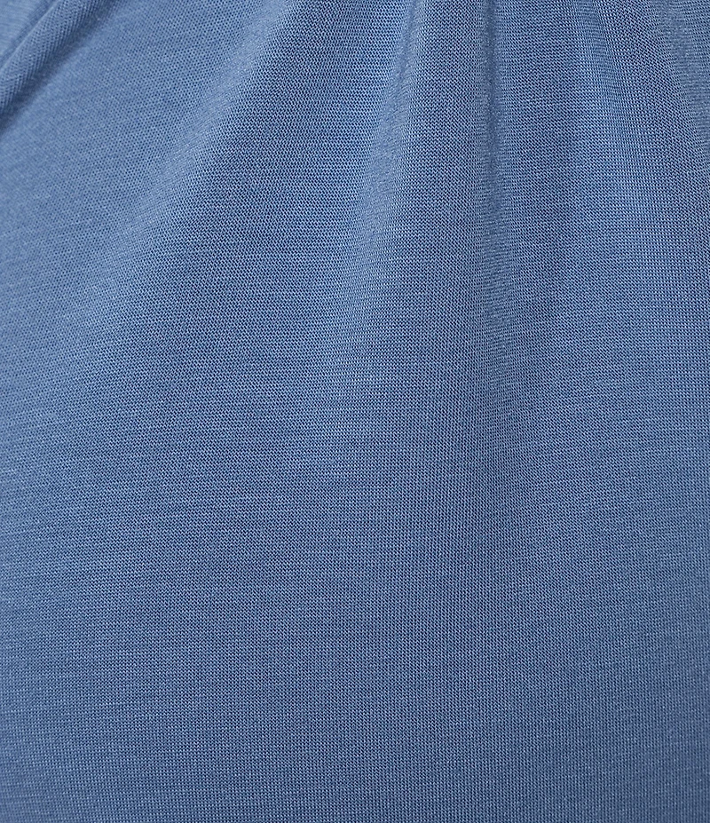 Half Moon by Modern Movement Solid Jersey Knit Drawstring Tie Coordinating Slim Lounge Pants